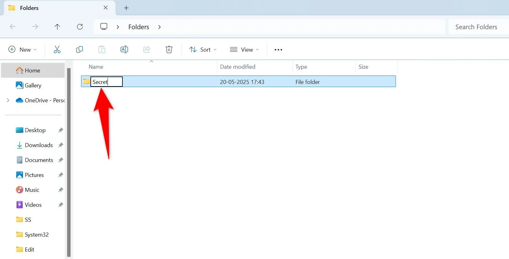 Ảnh minh họa cách tạo thư mục mới và menu chuột phải trong Trình khám phá tệp trên Windows 11