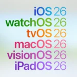 Biểu tượng iOS 26 và macOS 26 minh họa cách đặt tên theo năm mới của Apple