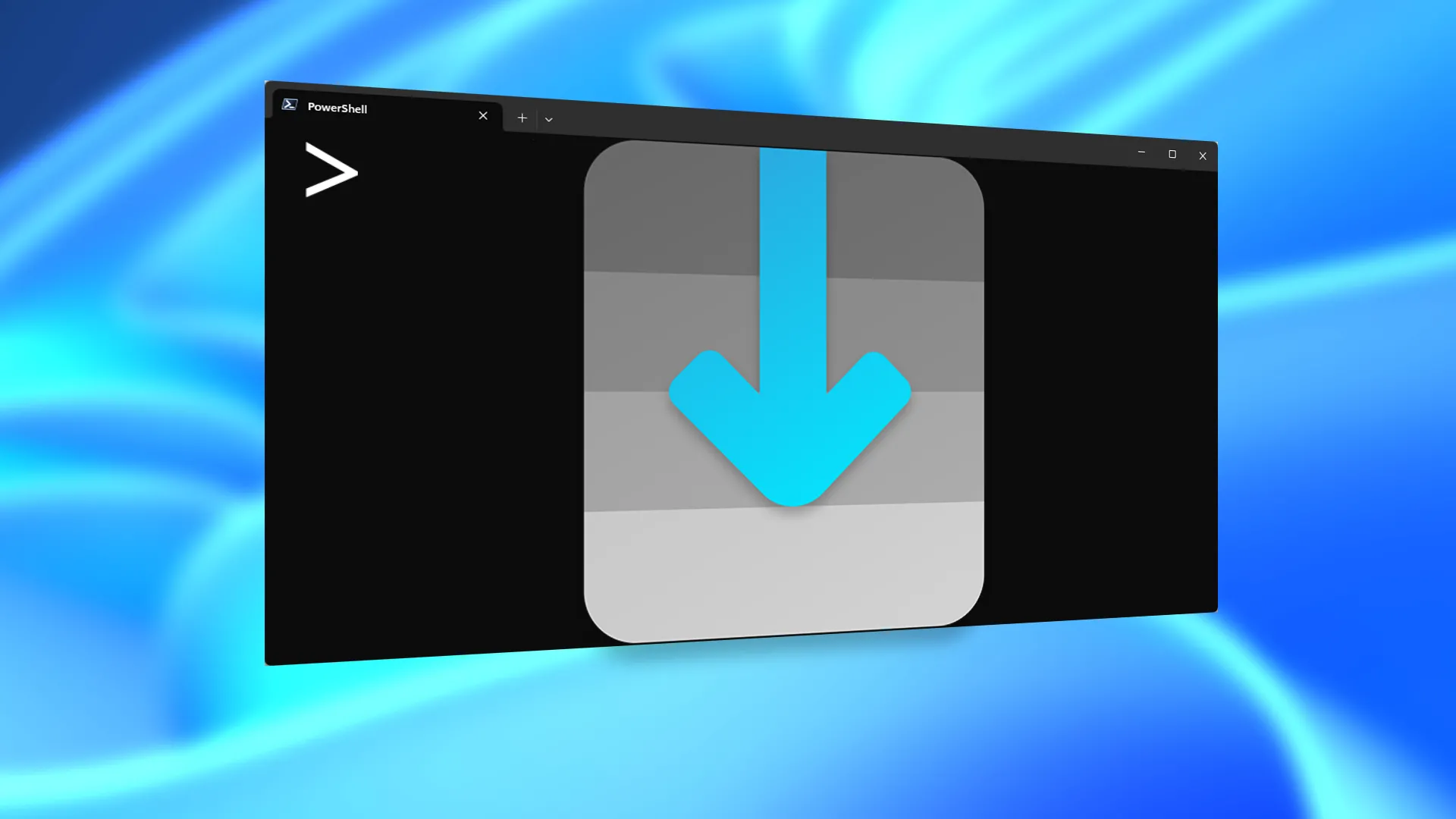 Biểu tượng UniGetUI trên cửa sổ Terminal trong Windows