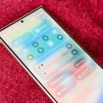 Giao diện Cài đặt nhanh One UI 7 trên điện thoại Samsung Galaxy