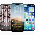 Giao diện iOS 26 mới của Apple hiển thị trên các mẫu iPhone tại WWDC 2025