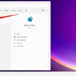 Giao diện tìm kiếm trong Menu Bắt đầu Windows 11 hiển thị ứng dụng Registry Editor
