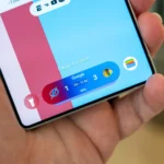 Hình ảnh thanh Now Bar trên Samsung Galaxy S25 Ultra hiển thị một thông báo trực tiếp, minh họa tiềm năng mở rộng tính năng trong các bản cập nhật One UI sắp tới.