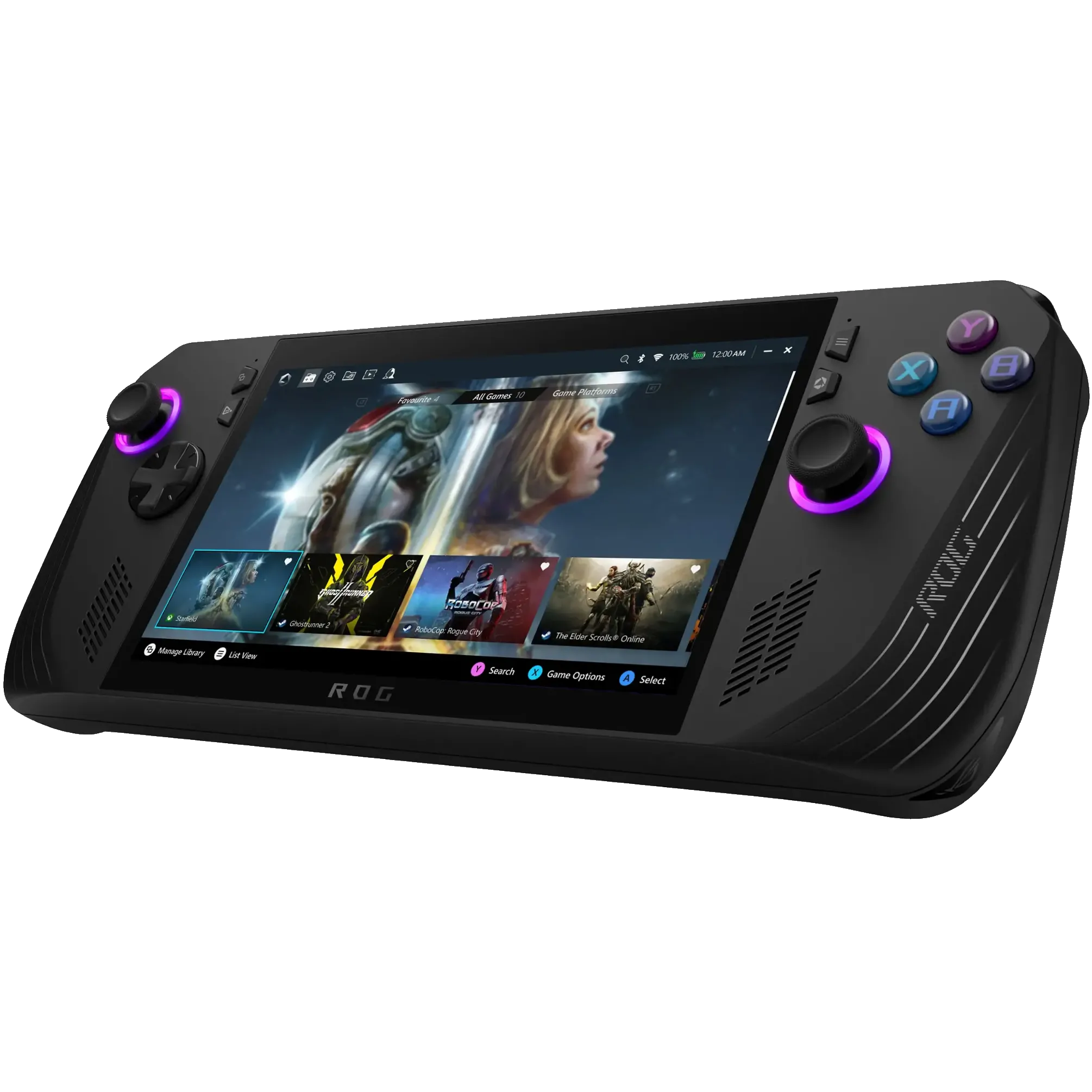 Máy chơi game cầm tay ASUS ROG Ally X màu đen