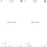So sánh giao diện thanh công cụ cũ (trái) và mới (phải) trong ứng dụng Gemini trên Android, làm nổi bật vị trí nút "Tools" mới