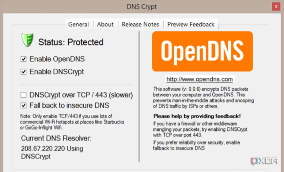 Các tính năng tùy chỉnh của OpenDNS Home, bao gồm lọc nội dung và bảo vệ khỏi phần mềm độc hại