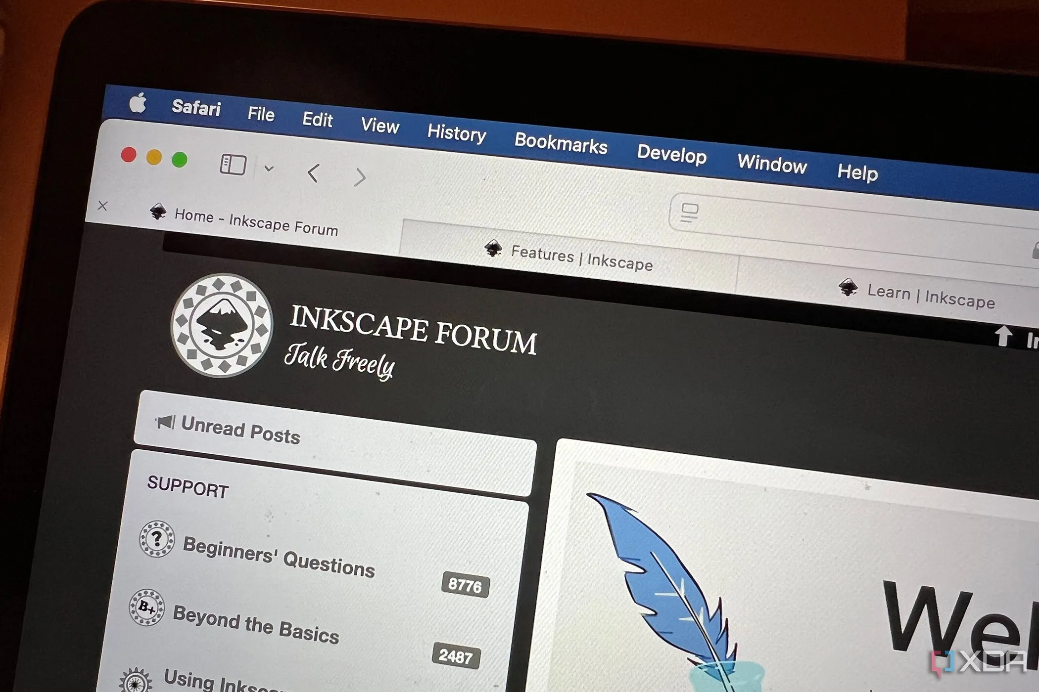 Diễn đàn hỗ trợ cộng đồng Inkscape với các thảo luận và câu hỏi về phần mềm thiết kế vector mã nguồn mở.