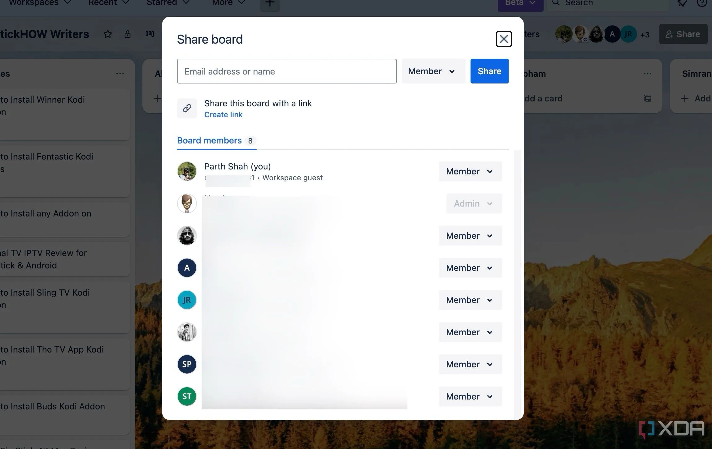 Giao diện cộng tác trên Trello, hỗ trợ làm việc nhóm hiệu quả