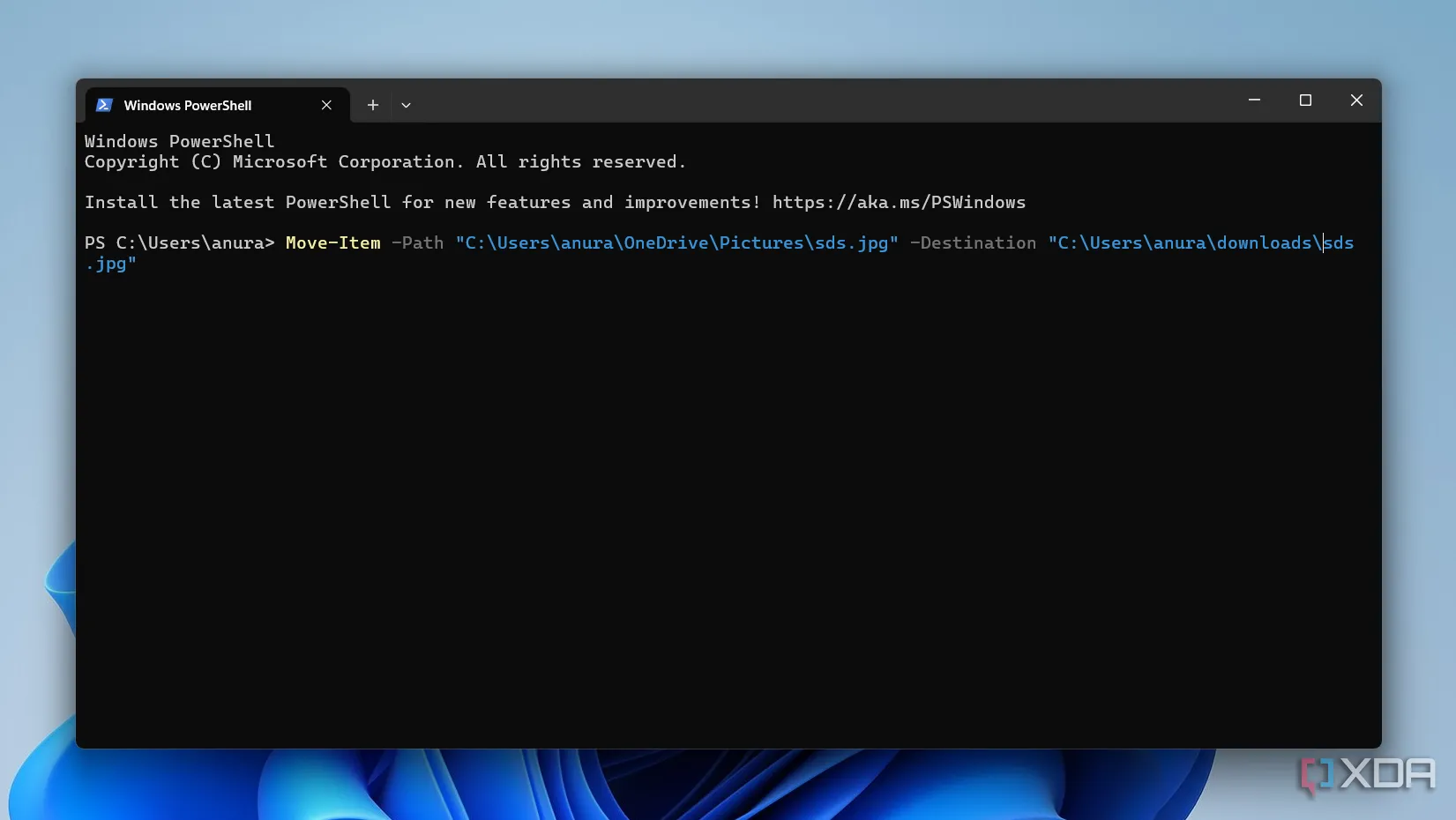 Lệnh Move-Item trong PowerShell để di chuyển file và thư mục