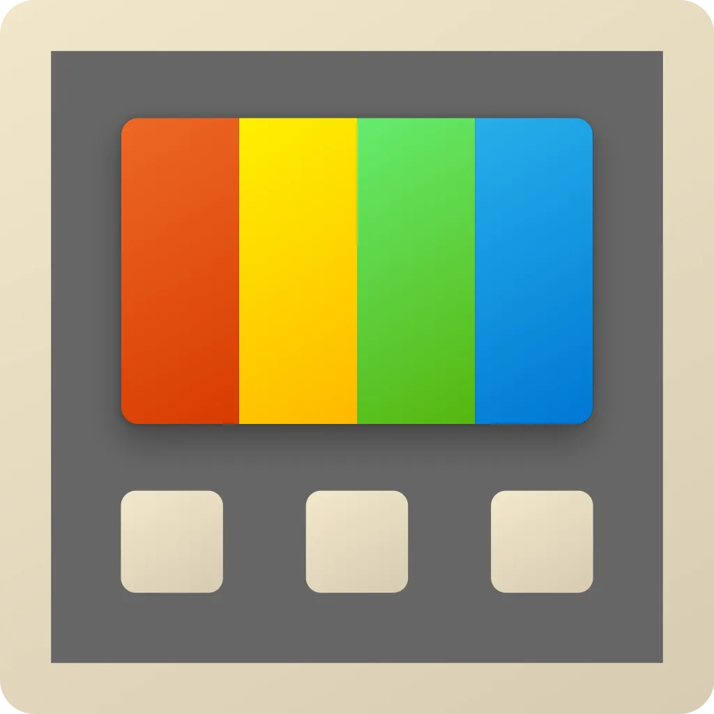 Logo của bộ công cụ Microsoft PowerToys cho Windows