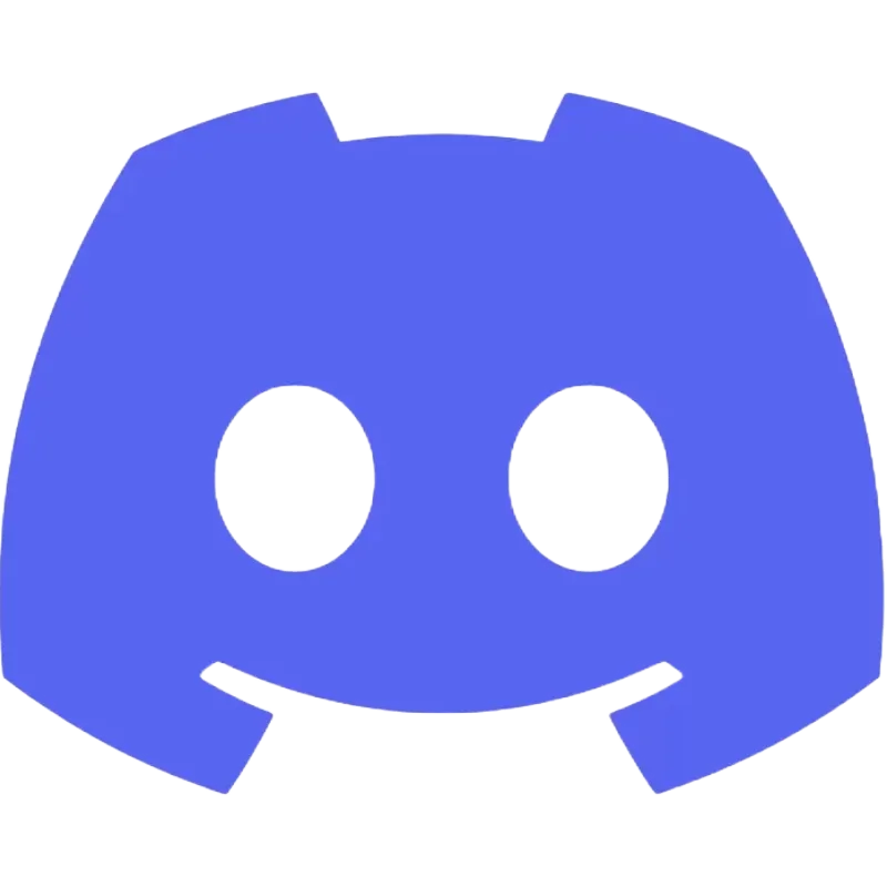 Logo ứng dụng Discord màu tím đặc trưng.
