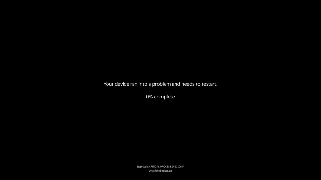Màn hình đen chết chóc (BSOD đen) mới xuất hiện trên Windows 11 24H2, hiển thị thông báo lỗi và mã QR