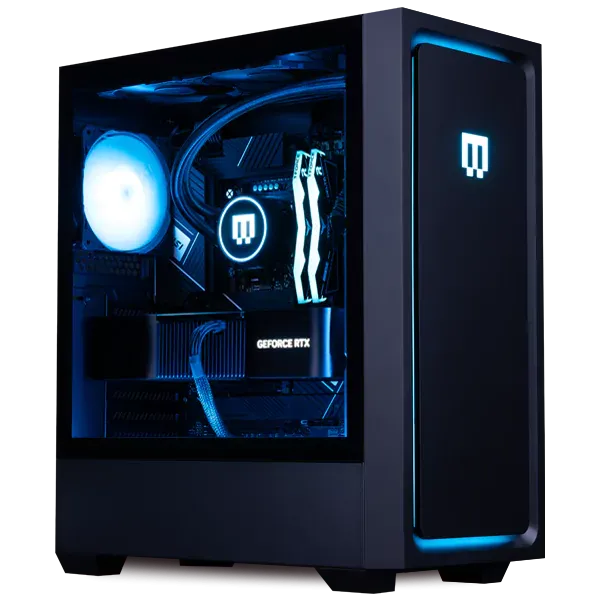 Máy tính chơi game Maingear MG-1 với thiết kế bên trong gọn gàng