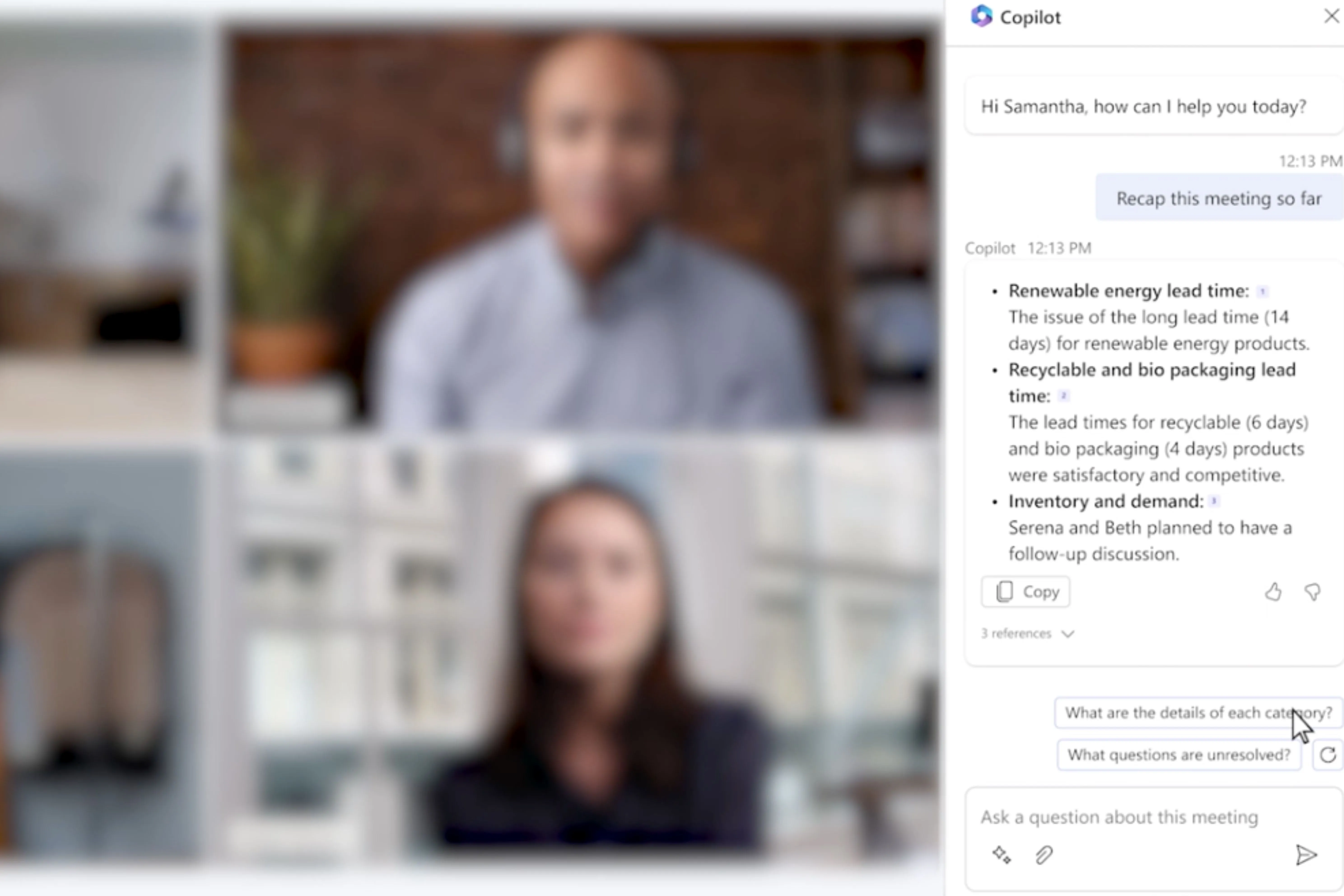 Tính năng tóm tắt cuộc họp thông minh với Copilot trong Microsoft Teams