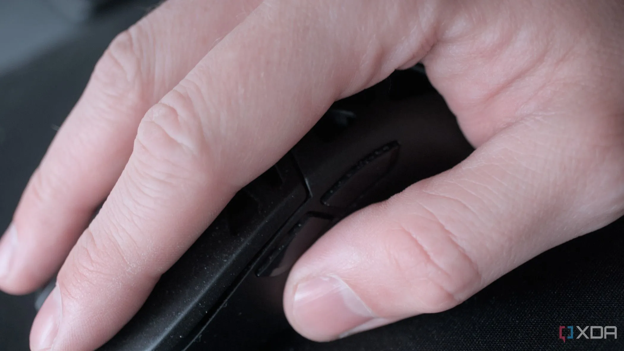 Using a Keychron mouse up close