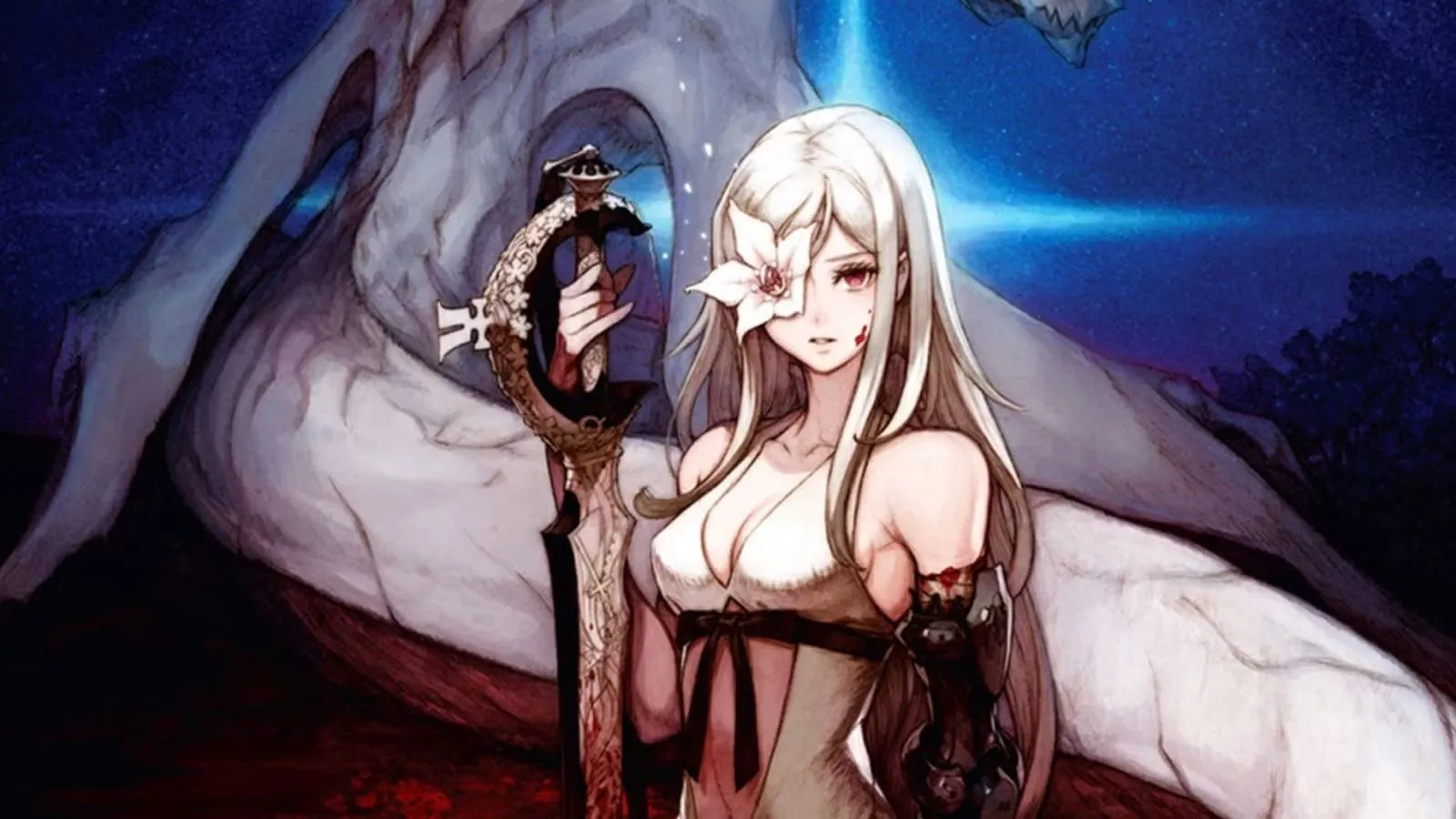 Ảnh bìa Drakengard 3 với nhân vật chính Zero