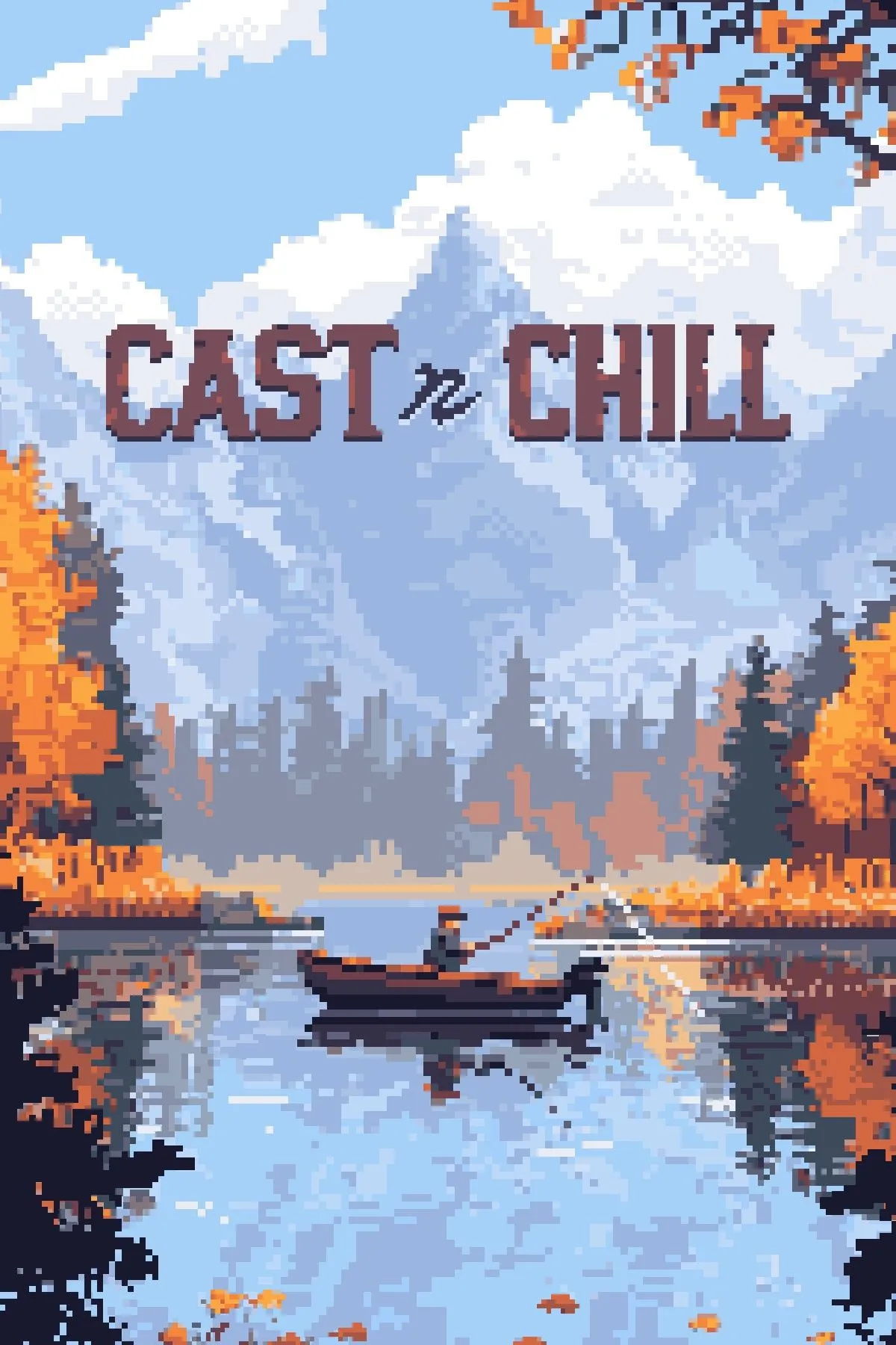 Ảnh bìa game Cast n Chill, thể hiện không khí câu cá thư giãn.