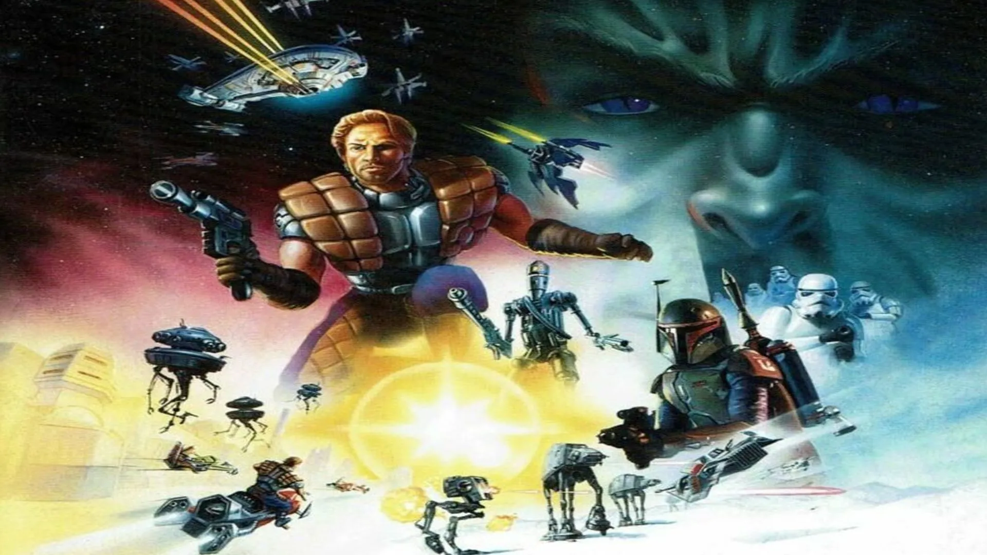 Ảnh bìa game Star Wars Shadows of the Empire, tựa game kinh điển trên Nintendo 64