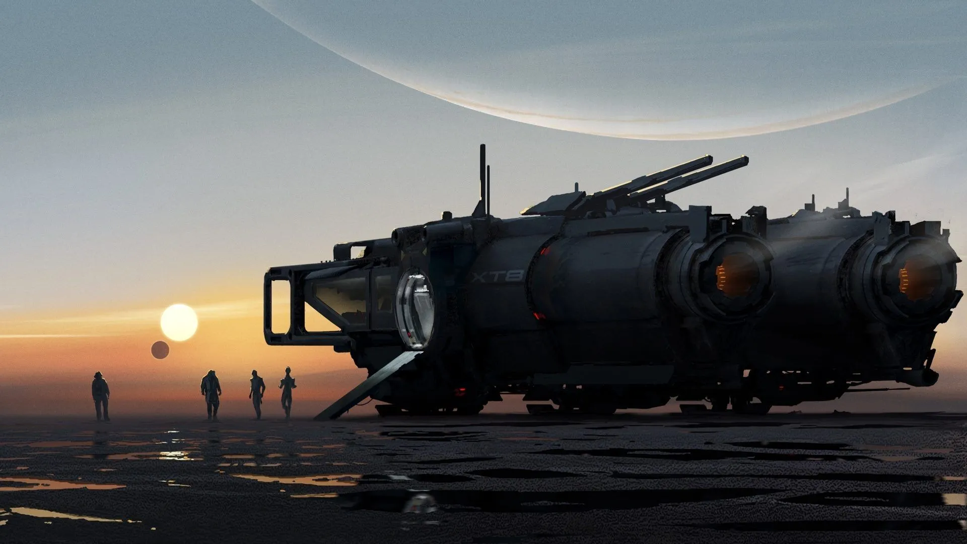 Ảnh concept art của Mass Effect 5 được Bioware công bố trong ngày N7 Day