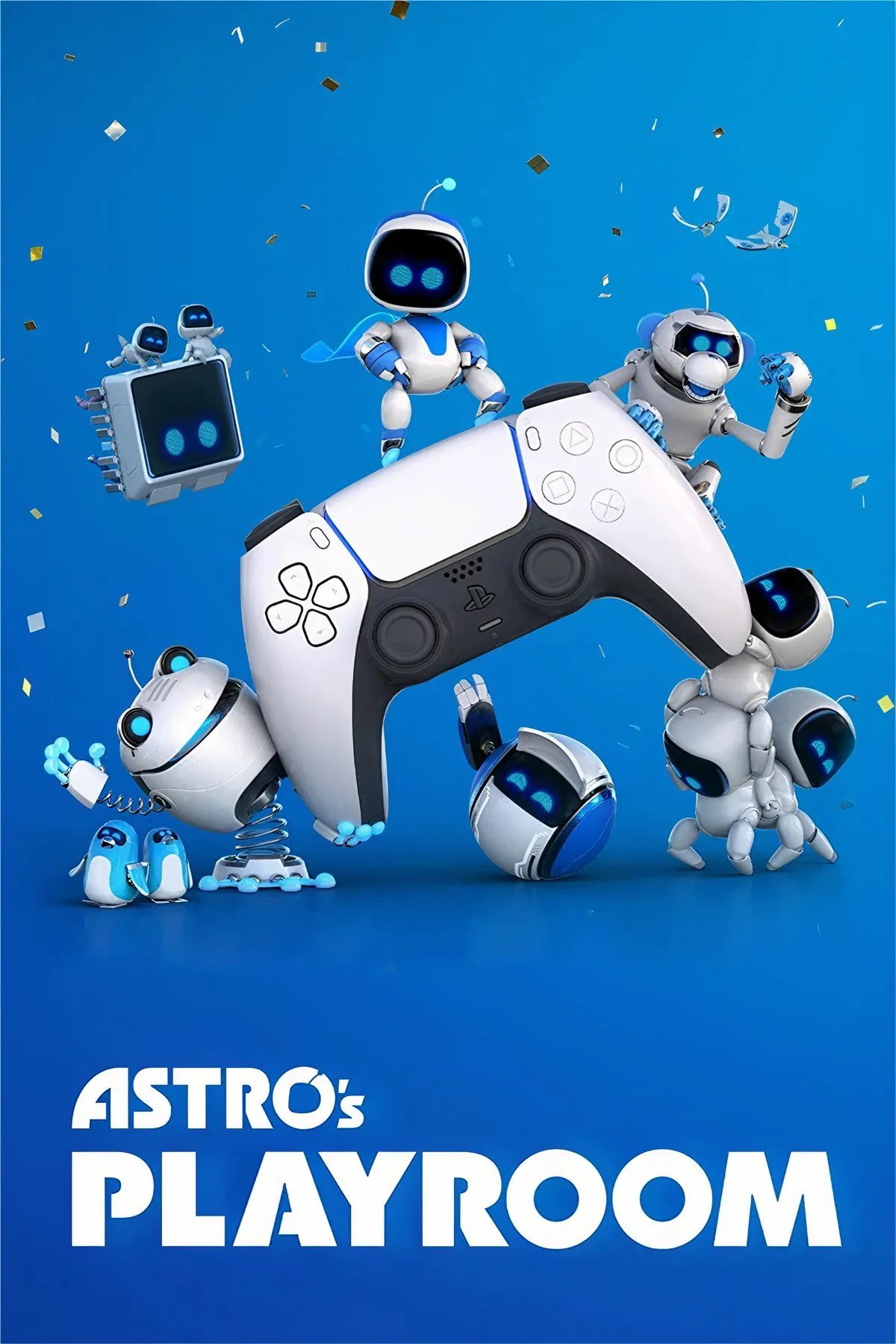 Astro Bot vượt qua chướng ngại vật trong Astro's Playroom, giới thiệu tính năng DualSense của PS5