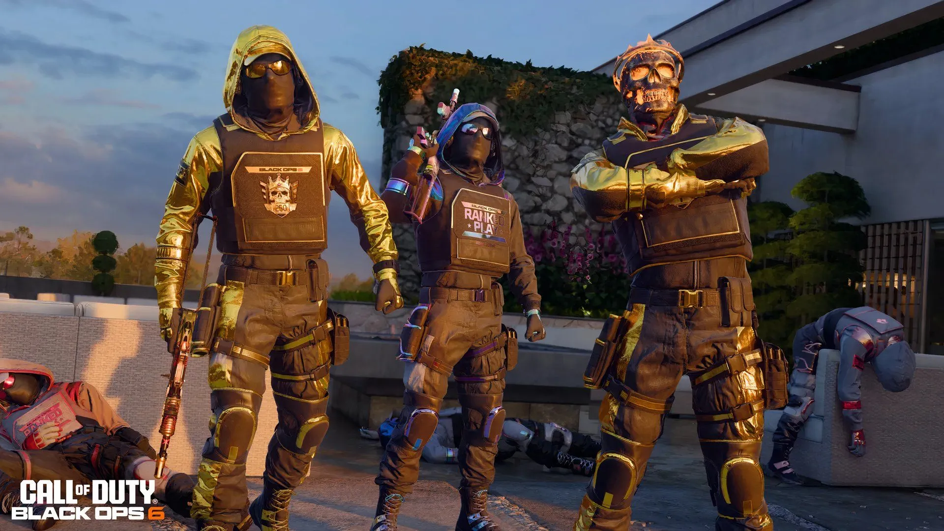 Ba đặc nhiệm Call of Duty đứng trên đối thủ bị đánh bại trong chế độ Ranked Play của Black Ops 6, thể hiện sự công bằng và tính cạnh tranh của game