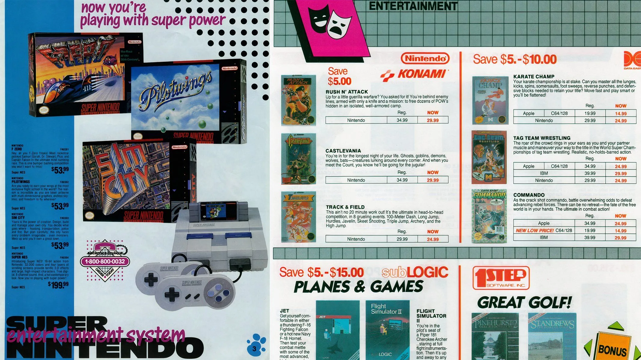 Bảng giá các tựa game SNES phổ biến thời điểm ra mắt