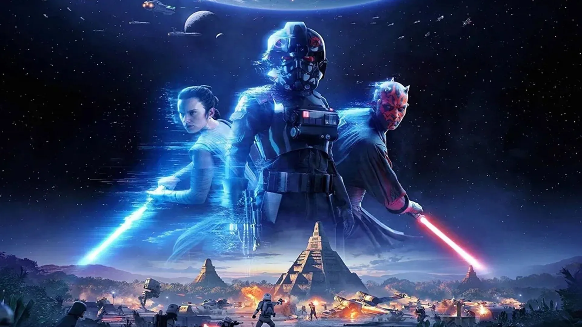 Bìa chính của Star Wars Battlefront 2, game bắn súng nhiều người chơi