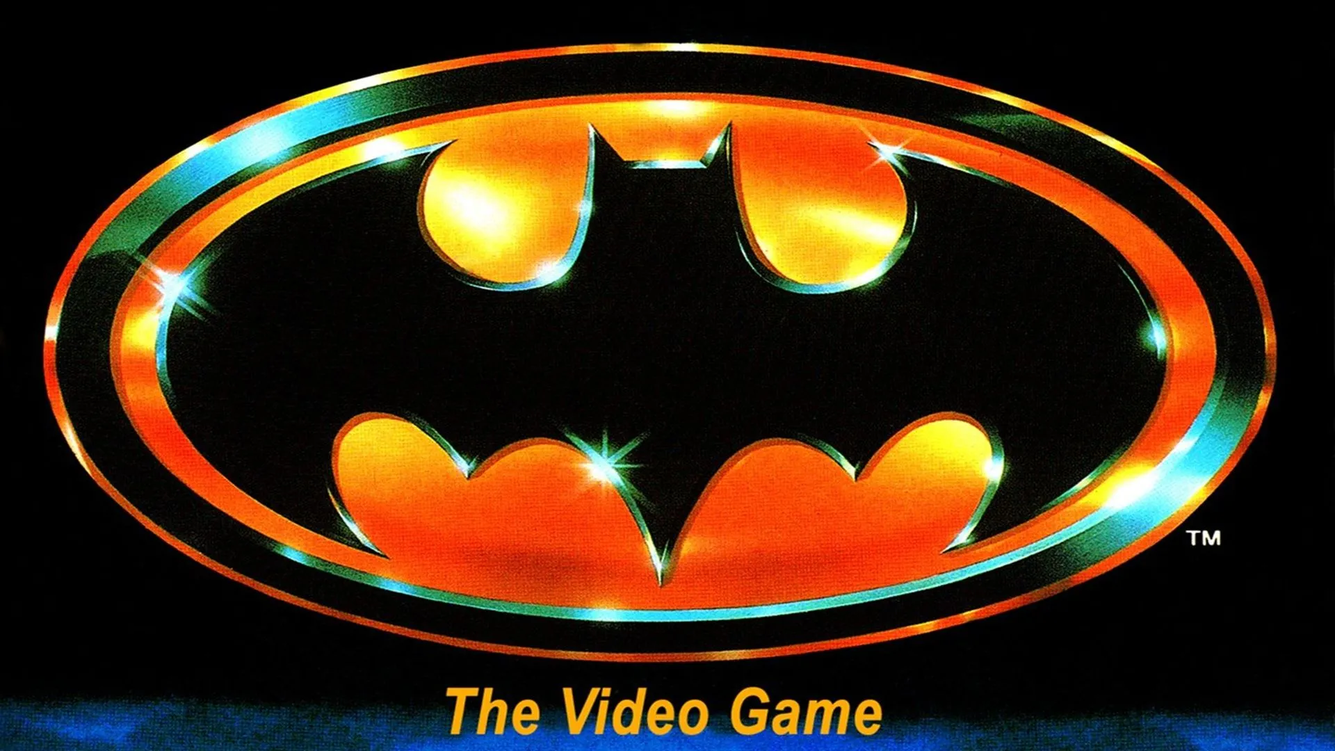 Bìa game Batman: The Video Game trên NES, ra mắt năm 1989