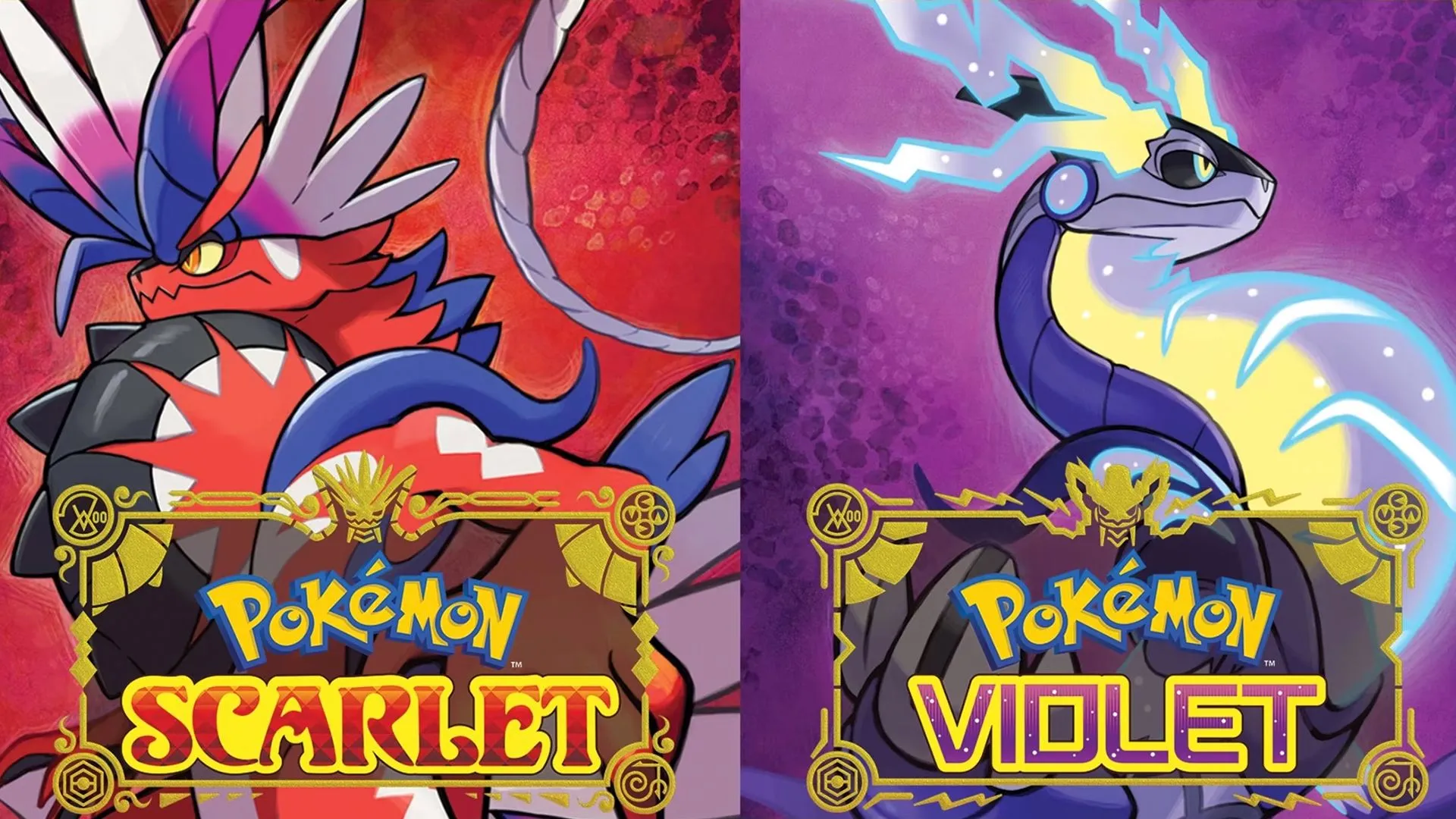 Bìa game Pokemon Scarlet và Violet, minh họa cho các gói nâng cấp game miễn phí trên Nintendo Switch 2