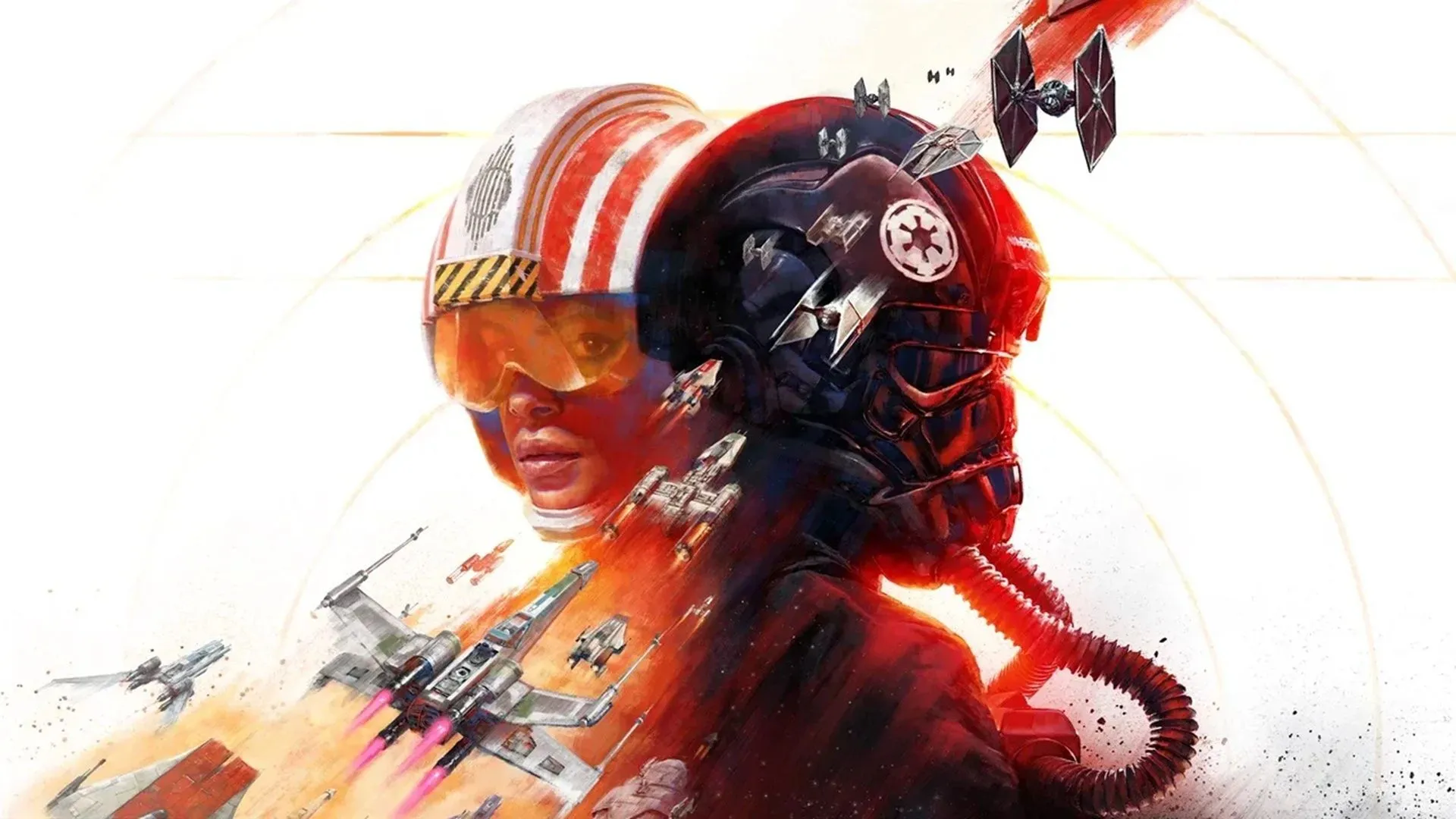 Bìa game Star Wars Squadrons, mô phỏng phi thuyền chiến đấu không gian