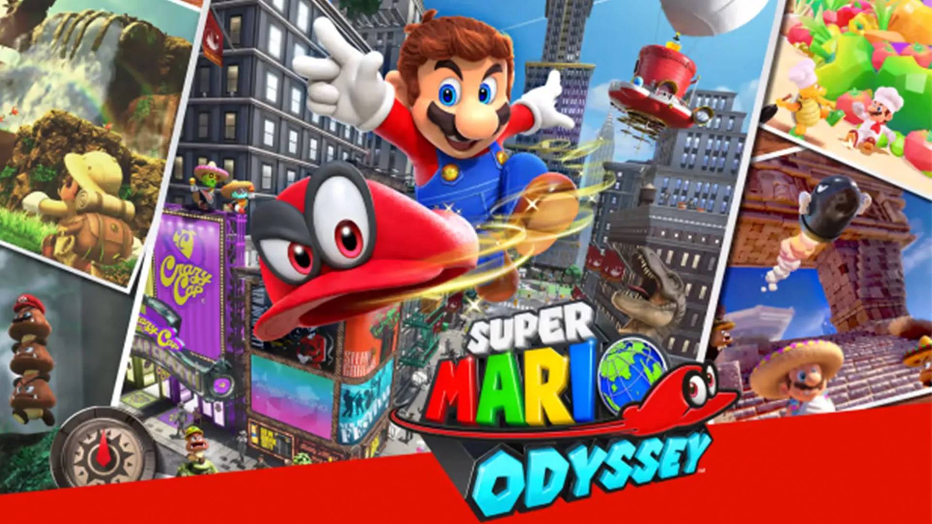 Bìa game Super Mario Odyssey, tựa game phiêu lưu 3D kinh điển sẽ nhận Free Update cho Nintendo Switch 2