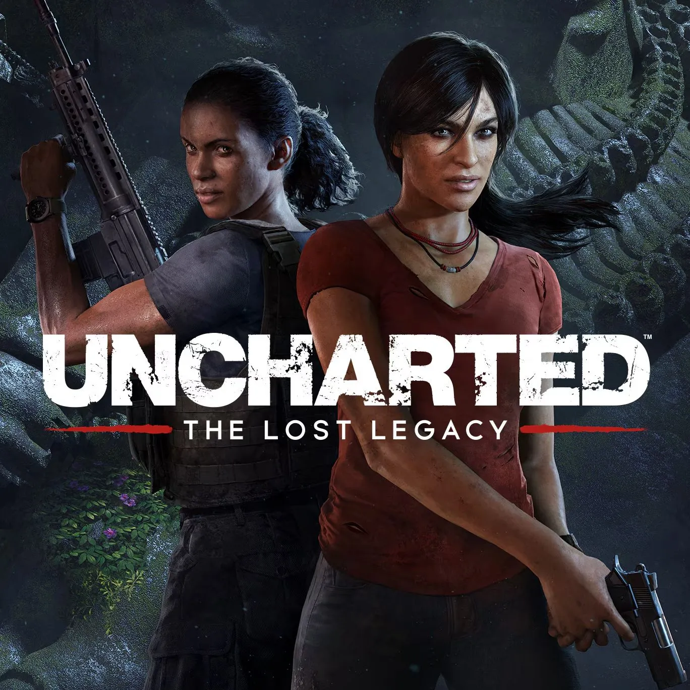 Bìa game Uncharted: The Lost Legacy, cuộc phiêu lưu độc lập của Chloe Frazer và Nadine Ross