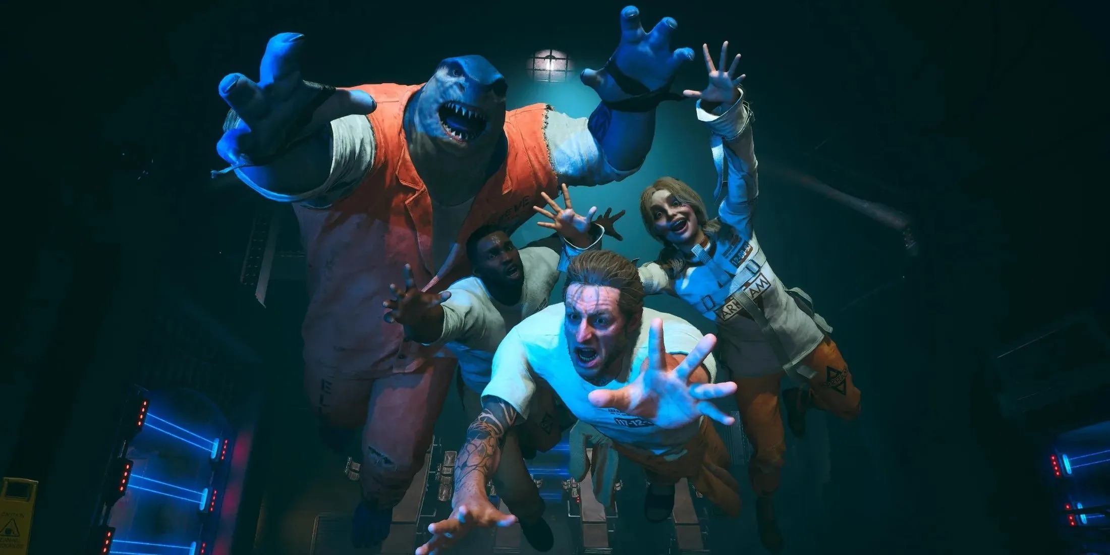 Biệt đội Suicide Squad với Harley Quinn, Deadshot, King Shark và Captain Boomerang