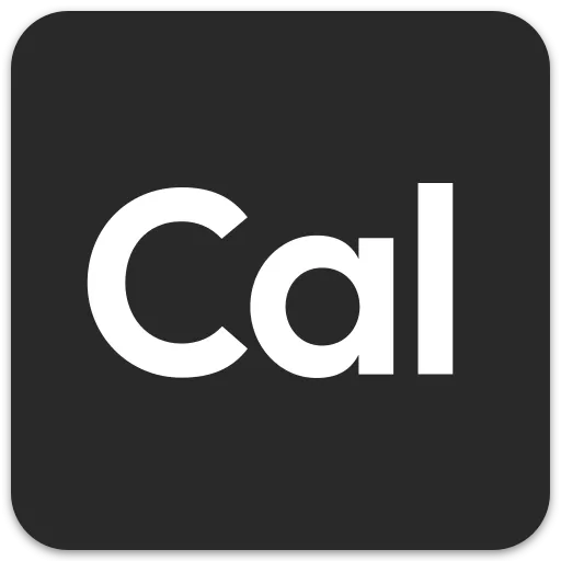 Biểu tượng Cal.com, ứng dụng lên lịch họp và thu phí