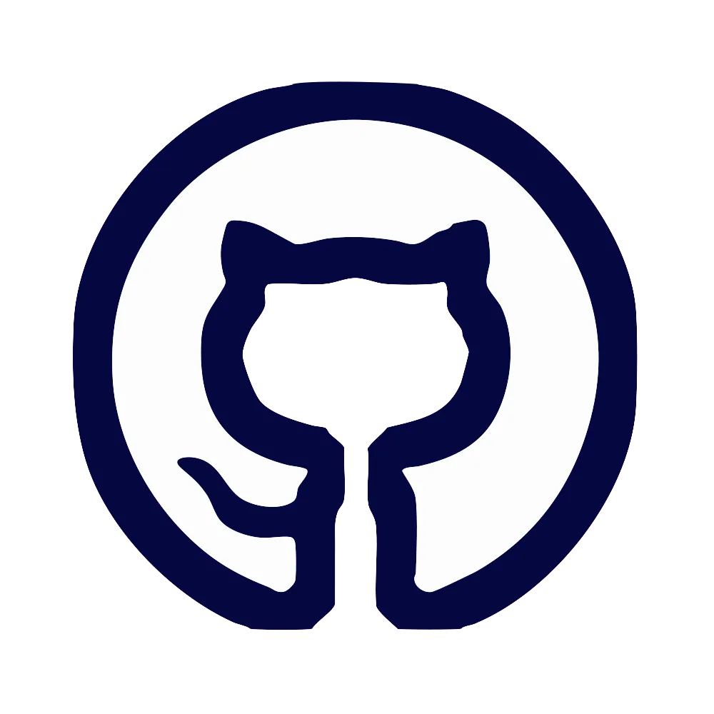 Biểu tượng của GitHub, nền tảng phát triển phần mềm và chia sẻ mã nguồn, nơi lưu trữ kho tài nguyên Blender.