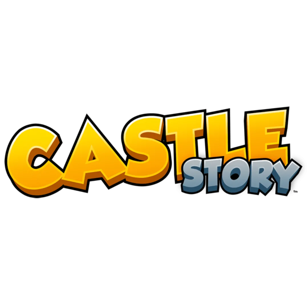 Biểu tượng game Castle Story với hình ảnh lâu đài được xây dựng từ các khối vuông