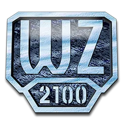 Biểu tượng game Warzone 2100, game chiến thuật thời gian thực hậu tận thế