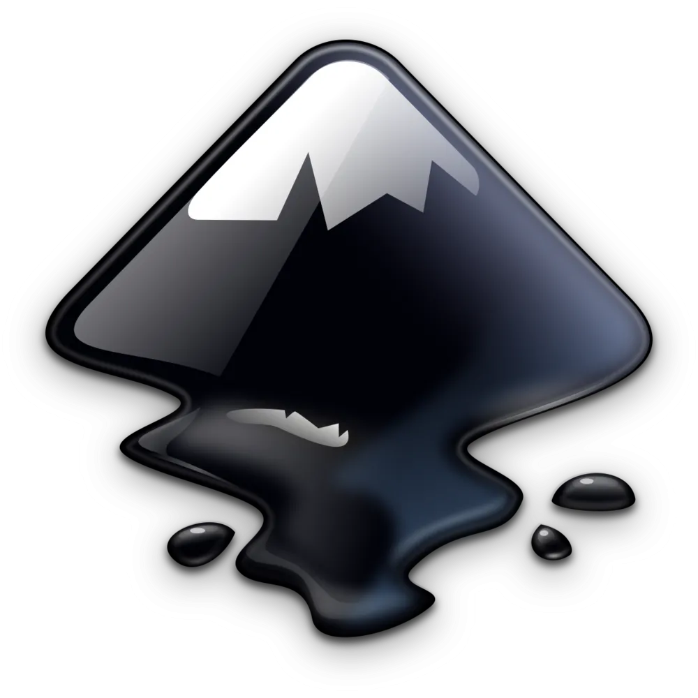 Biểu tượng (logo) của Inkscape, đại diện cho phần mềm minh họa vector mã nguồn mở hàng đầu
