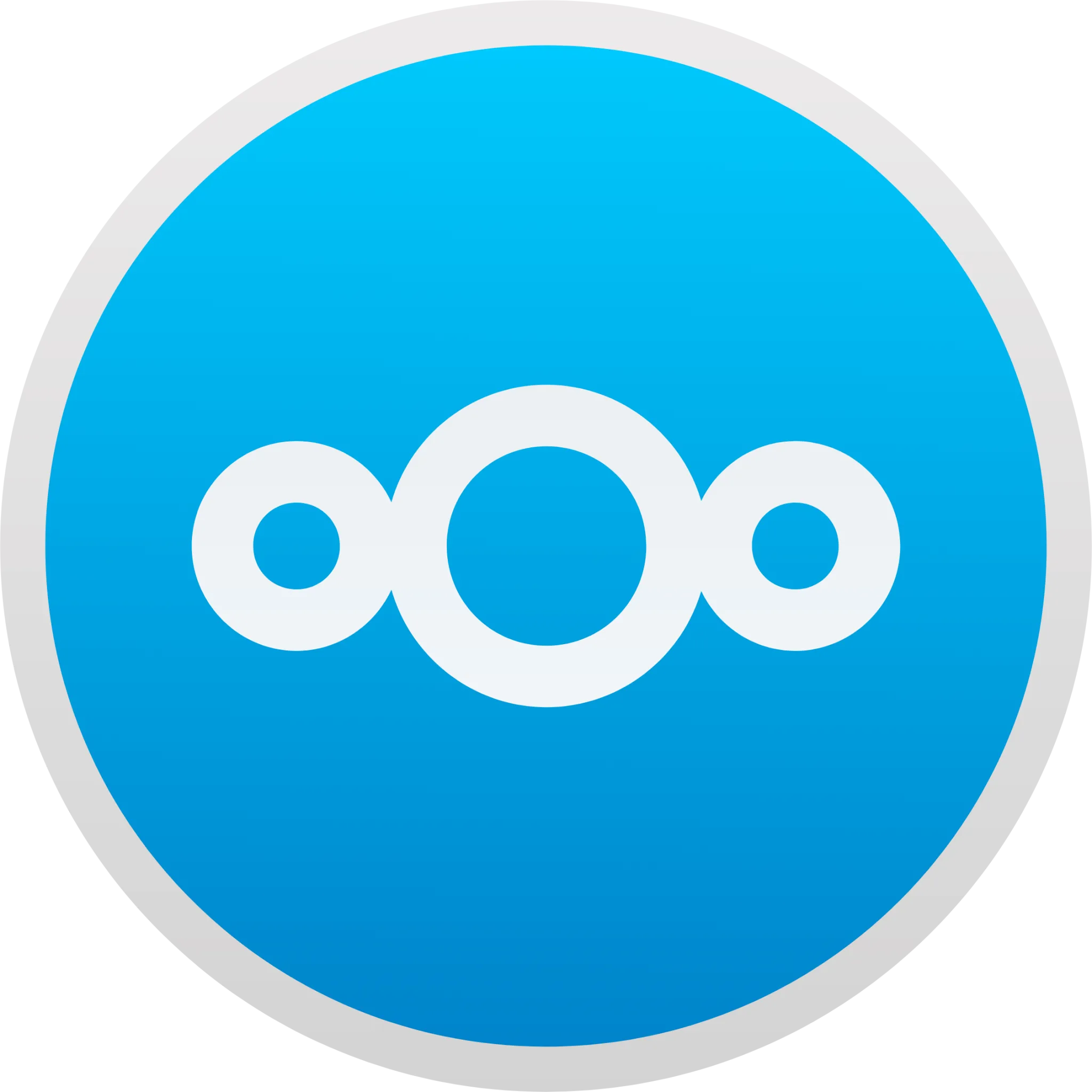 Biểu tượng Nextcloud màu xanh lá cây đặt trên một nền trắng, tượng trưng cho giải pháp thay thế OneDrive và các dịch vụ lưu trữ đám mây truyền thống.