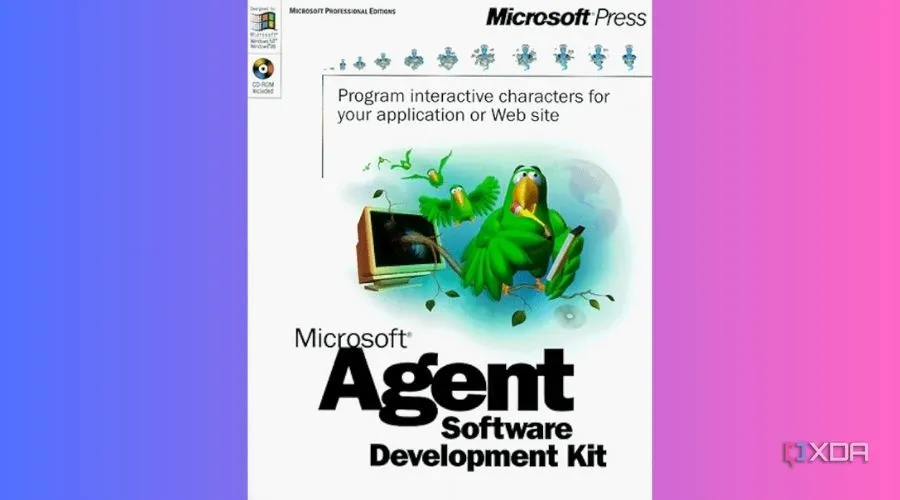 Biểu tượng phần mềm Microsoft Agent, công cụ tạo nhân vật hoạt hình tương tác