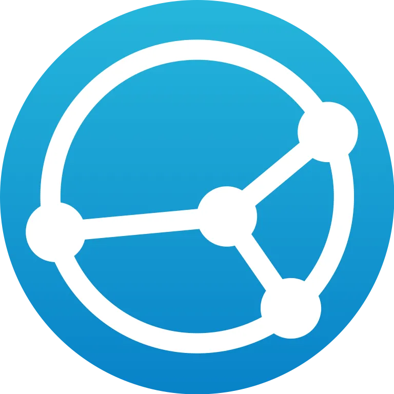 Biểu tượng ứng dụng Syncthing, đại diện cho giải pháp đồng bộ hóa tệp mã nguồn mở