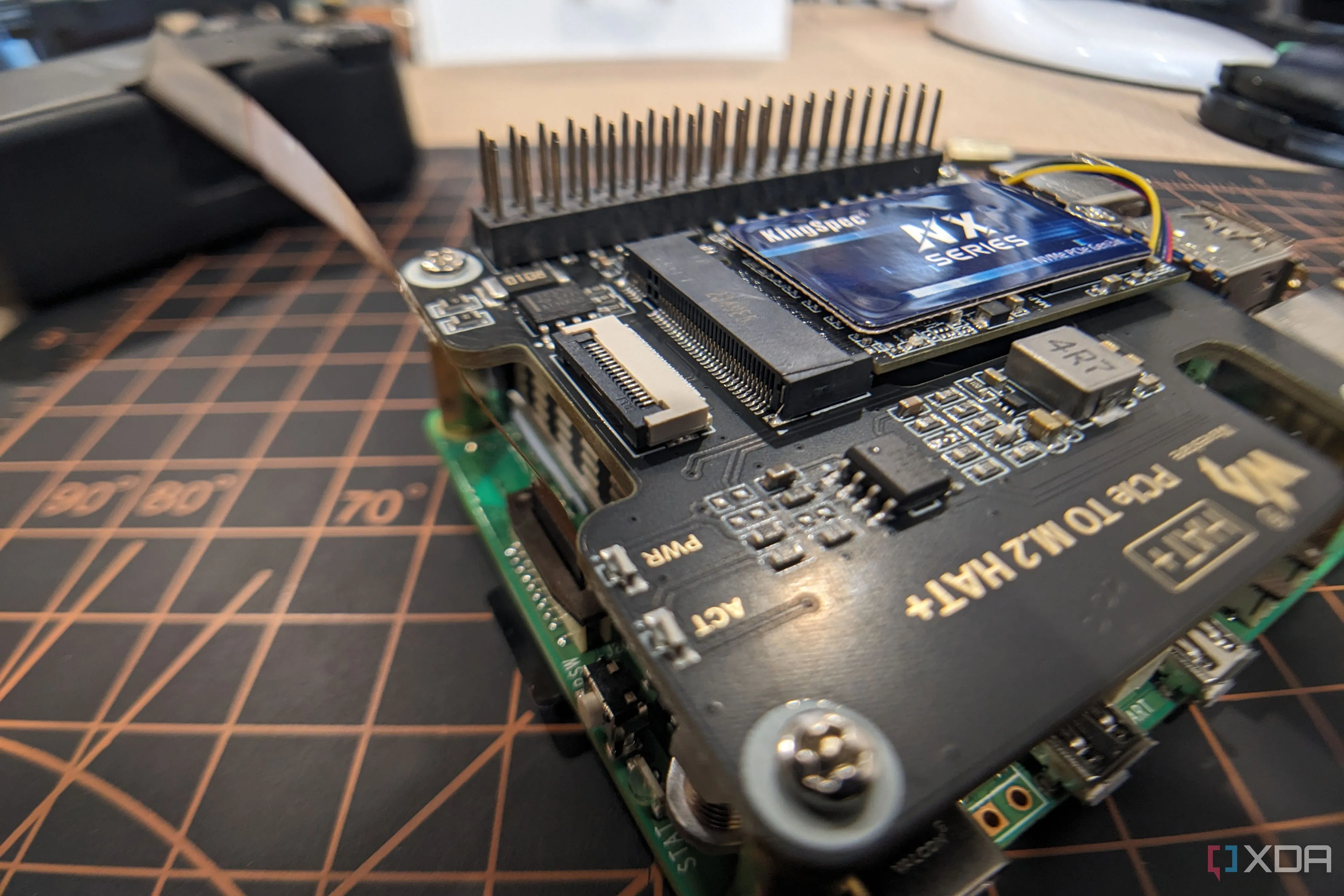 Bo mạch HAT PCIe gắn SSD cho Raspberry Pi giúp mở rộng dung lượng và tăng tốc độ xử lý