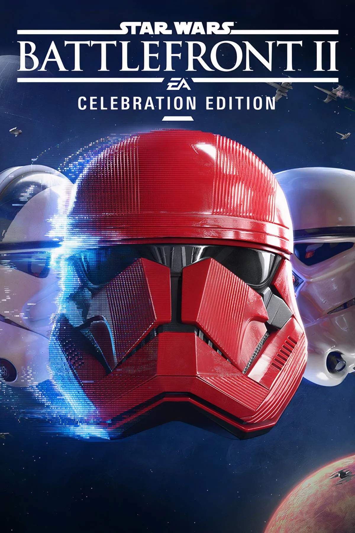 Bộ sưu tập các skin anh hùng tiêu biểu trong Star Wars Battlefront II, bao gồm Han Solo, Luke Skywalker, Rey, Kylo Ren, General Grievous, Darth Maul, và Emperor Palpatine.