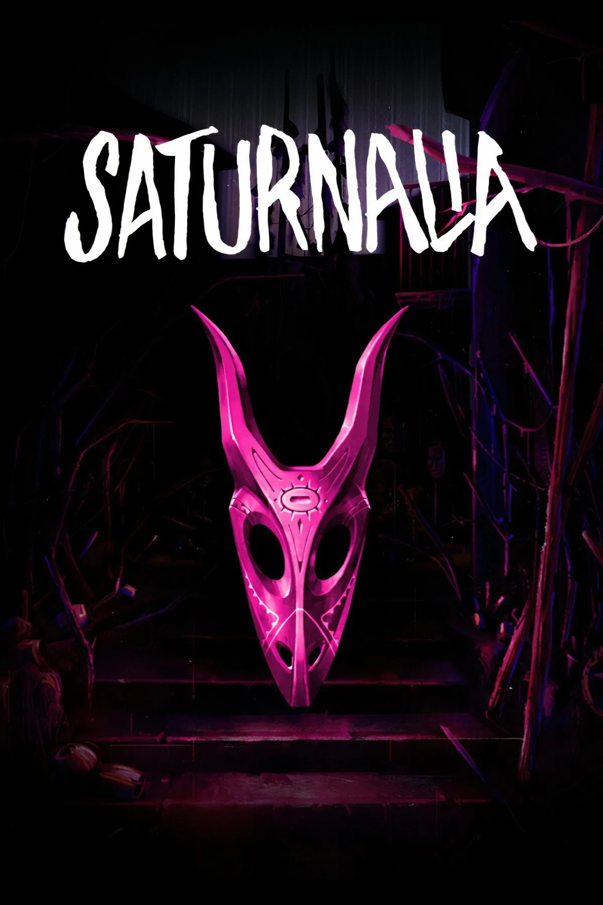 Bối cảnh kinh dị với màu sắc tím u ám trong Saturnalia