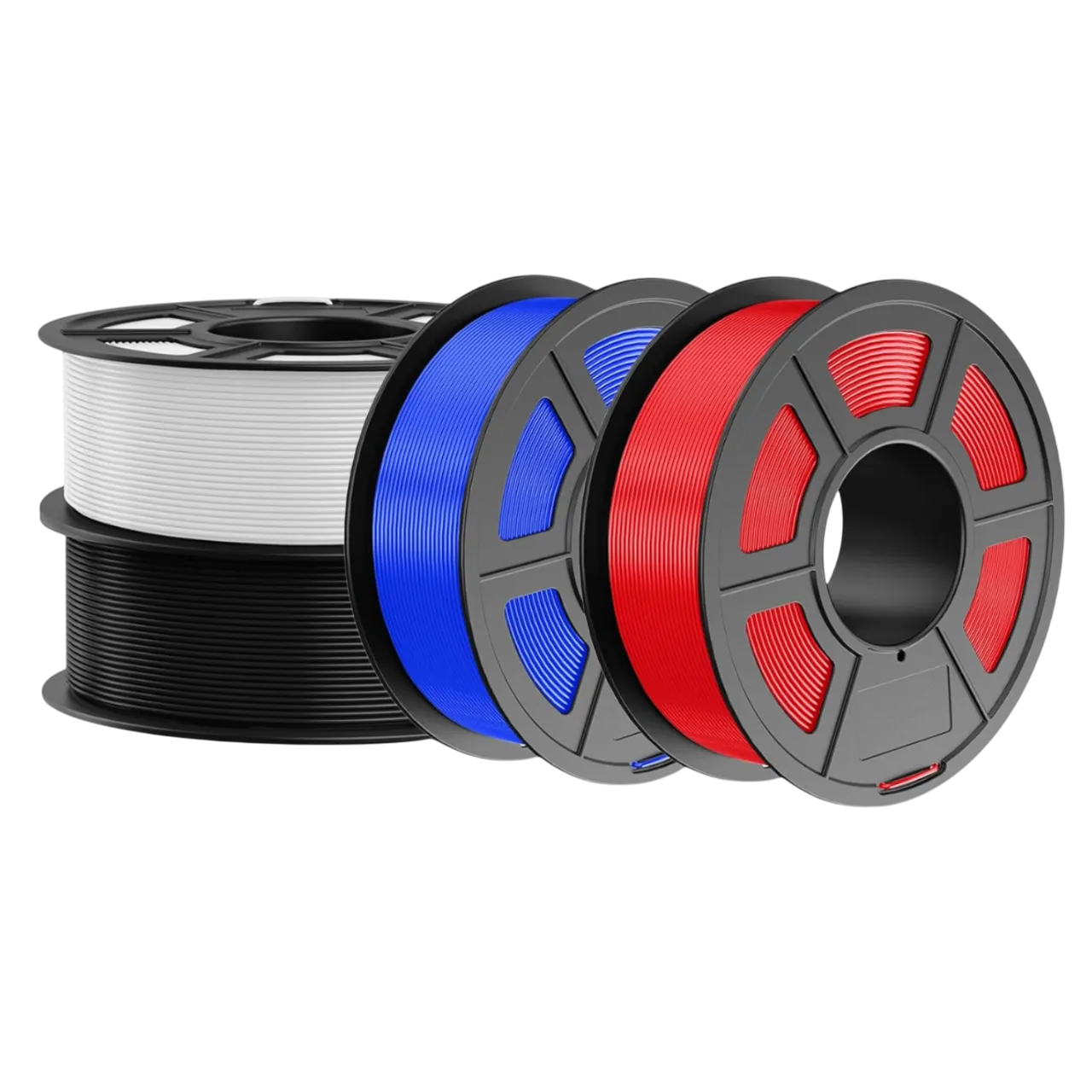 Bốn cuộn filament PLA JAYO nhiều màu sắc
