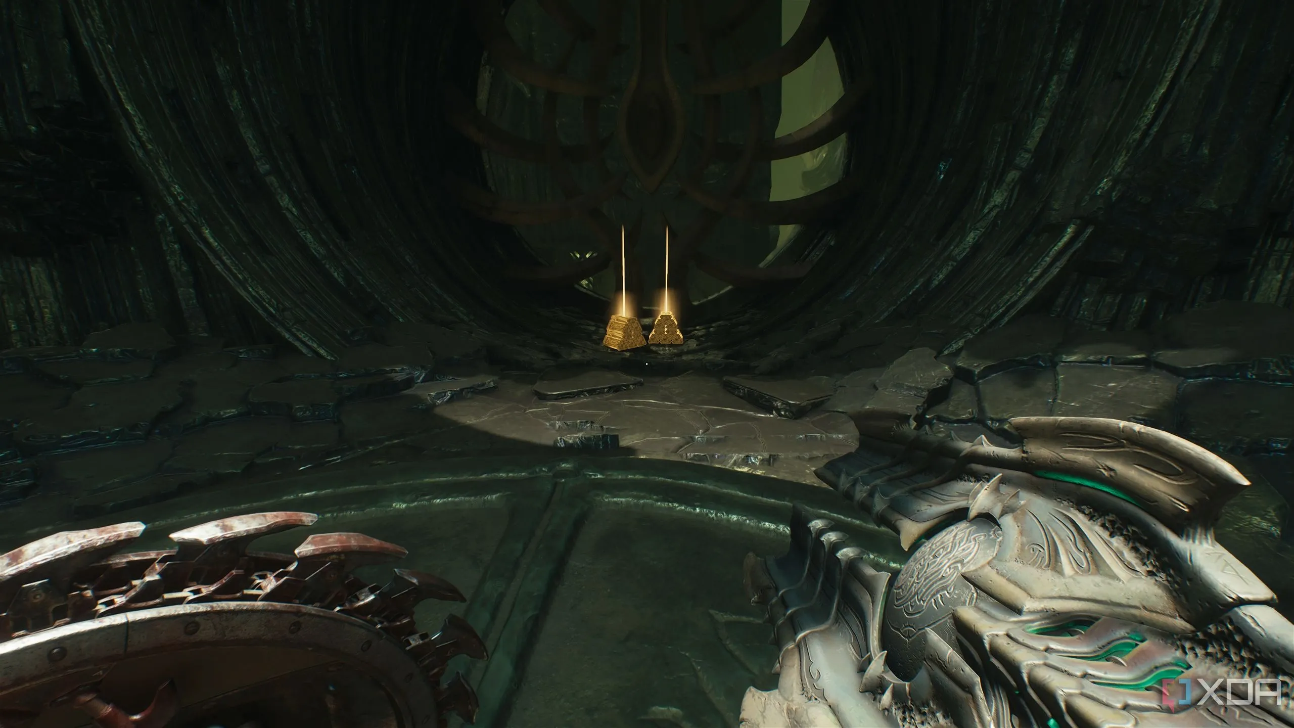 Các kho vàng bên trong khu vực bí mật 1 trong Chapter 15 của Doom: The Dark Ages.