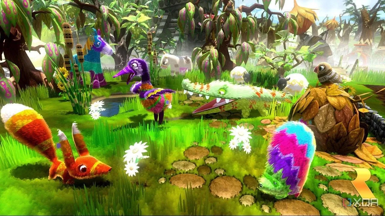 Các nhân vật nhím và cáo Piñata dễ thương trong game Viva Piñata