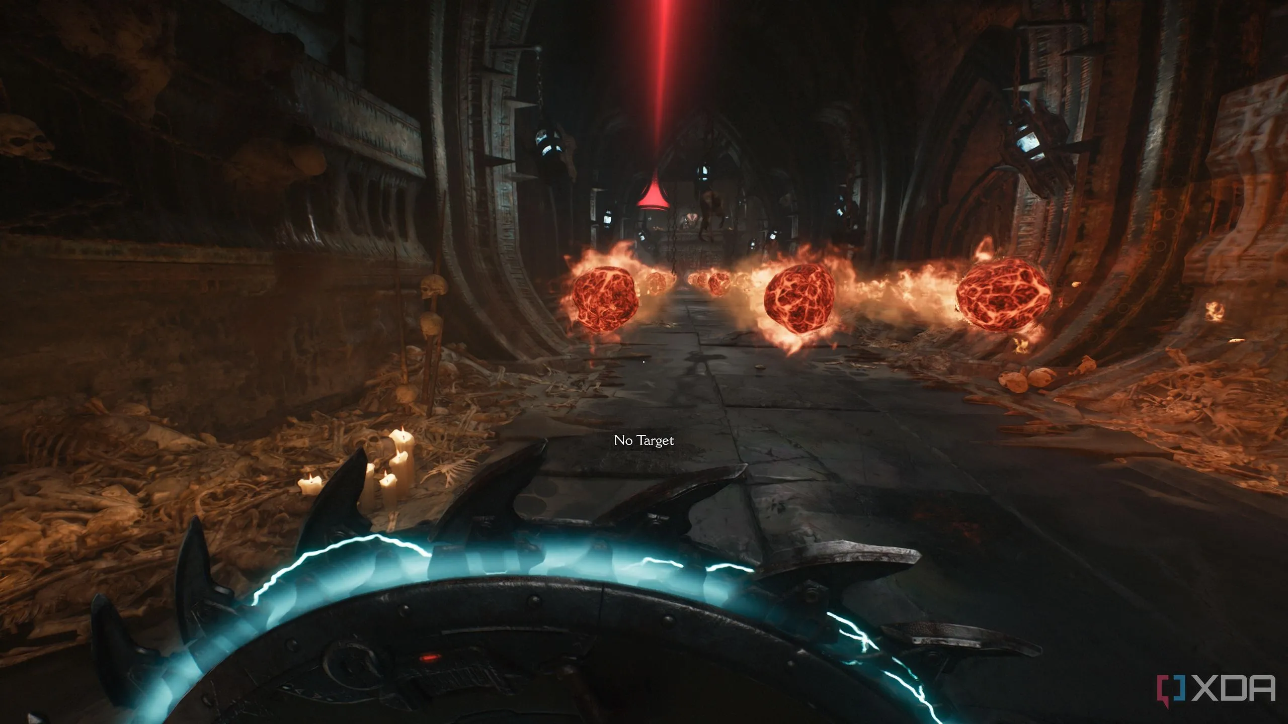 Các quả cầu lửa trong Chương 19 Doom: The Dark Ages.
