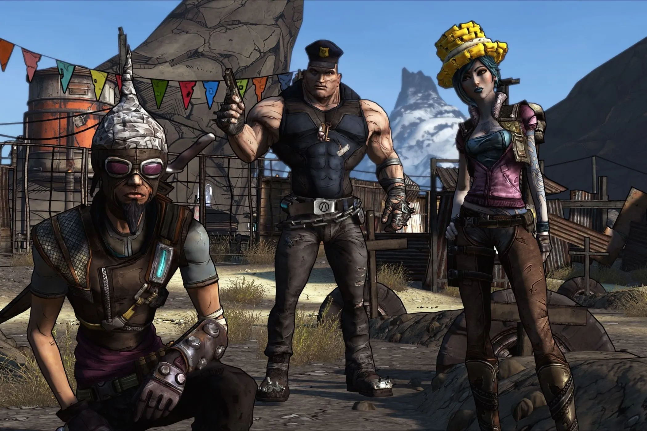 Các Thợ Săn Hầm Mộ của Borderlands gốc với những chiếc mũ độc đáo