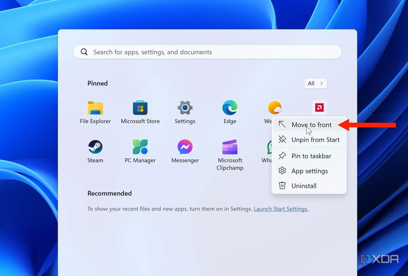Cách di chuyển và sắp xếp lại các ứng dụng đã ghim trong Start Menu Windows 11 để cá nhân hóa và tối ưu hóa không gian.